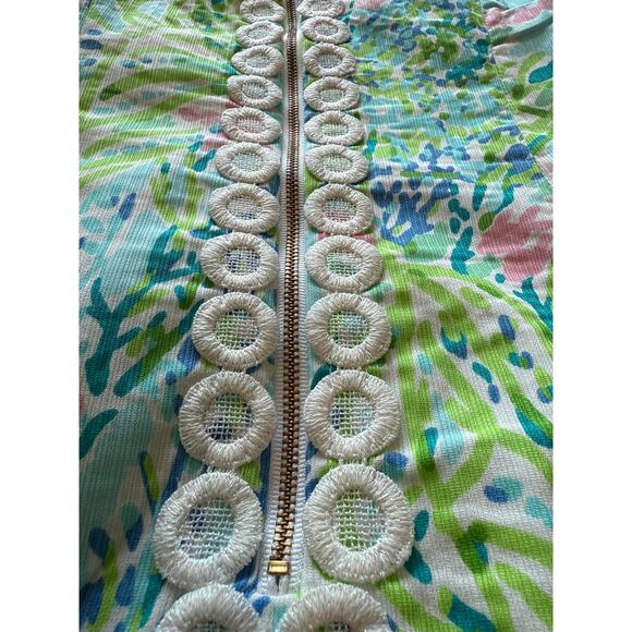 Lilly Pulitzer Cathy Shift Dress Sky Blue Heaven Size 0 - Picture 8 of 8